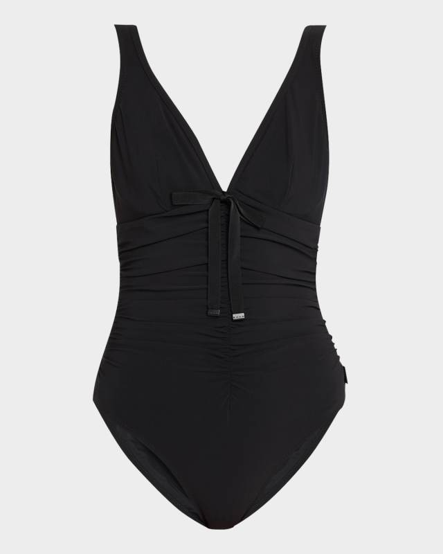 Floating Underwire Tank One-Piece Swimsuit
